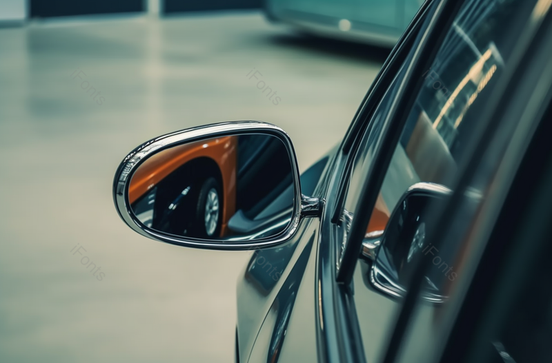 现代的车辆前视镜局部细节实拍照片,高清,摄影图,摄影图片,图片大全,摄影图免费下载